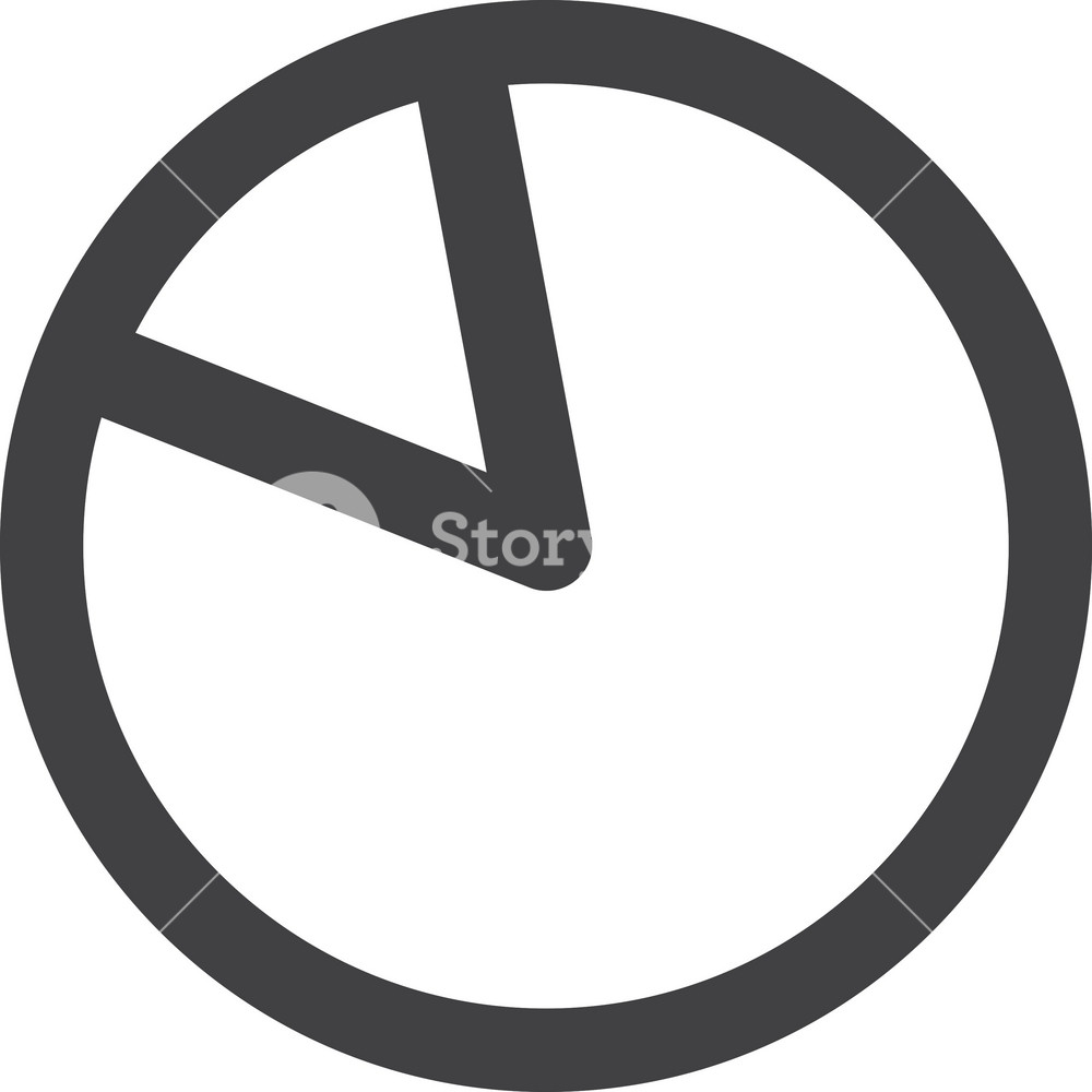 Missing Pie Slice Stroke Icon Royalty-Free Stock Vector SBI-300089473 ...