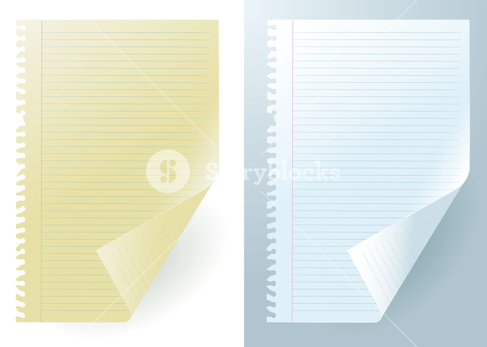 Paper Vector Collection. Office Papers Royalty-Free Stock Vector SBI ...