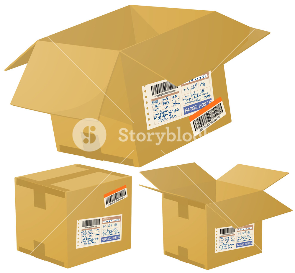 Parcel Boxes. Vector. Royalty-Free Stock Vector SBI-300152052 - Storyblocks