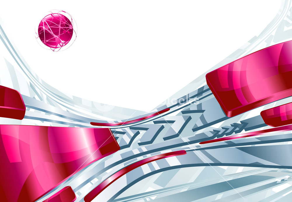 Pink Tech Background. Vector. Royalty-Free Stock Vector SBI-300152286 ...