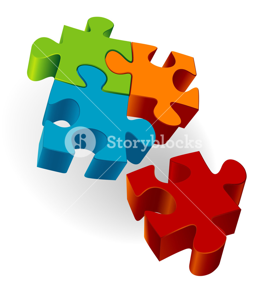 Puzzle. Vector. Royalty-Free Stock Vector SBI-300152493 - Storyblocks