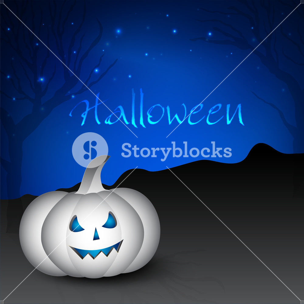 Scary Halloween Night Background Royalty-Free Stock Vector SBI ...