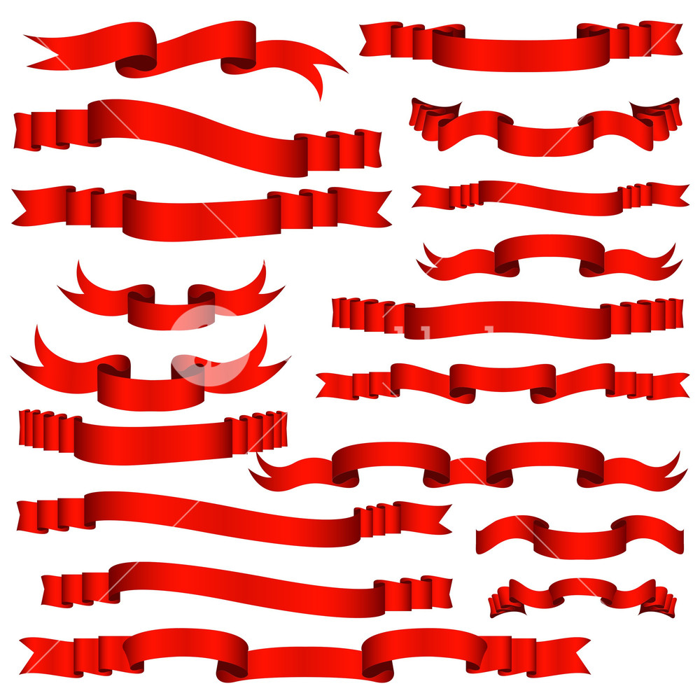 Set Of Ribbon Banners Royalty-Free Stock Vector SBI-300267719 - Storyblocks