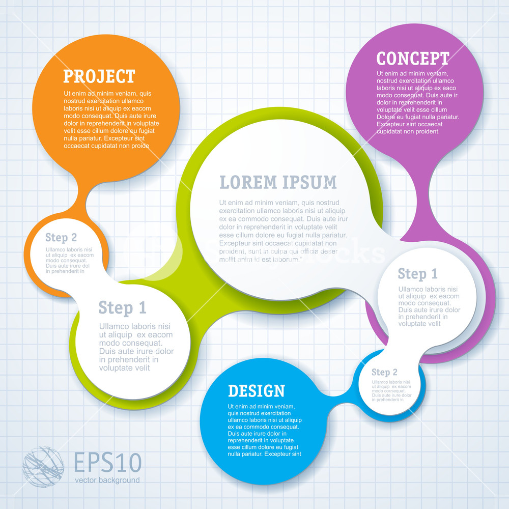 Simply Minimal Infographic Template Design. Vector. Royalty-Free Stock ...