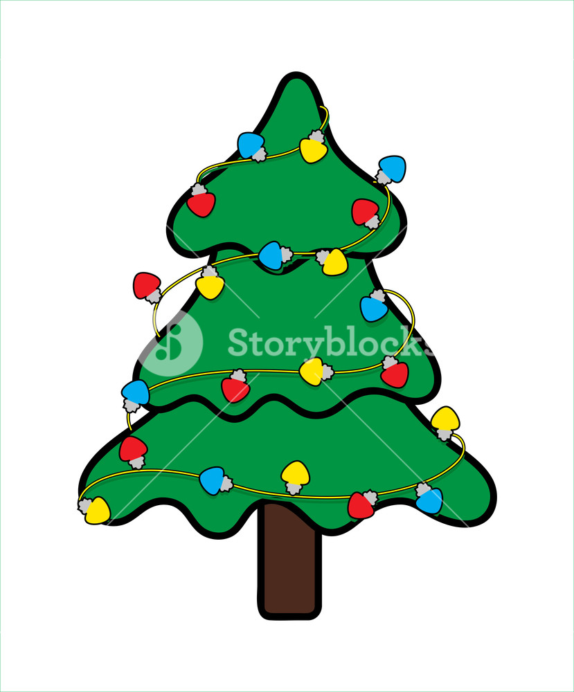 Sparkle Lights Christmas Tree Royalty-Free Stock Vector SBI-300379503 ...