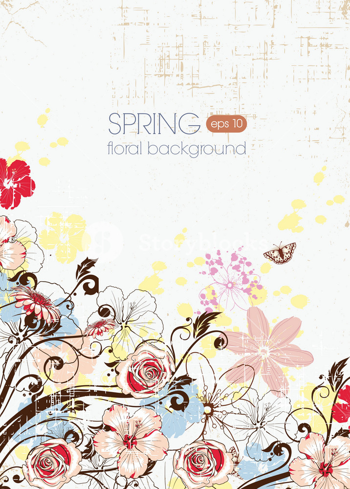 Spring Vector Stock Spring Vector Illustration Royalty-Free Stock Vector SBI-300085159 ...