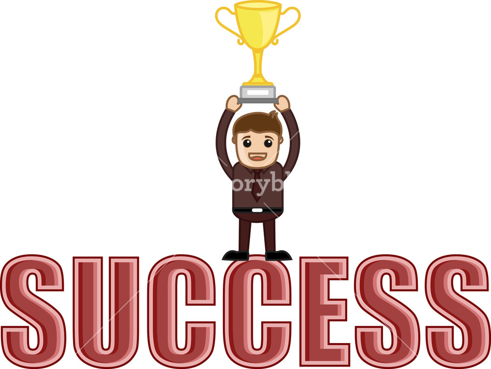 Success Achieved - Business Cartoons Vectors Royalty-Free Stock Vector ...
