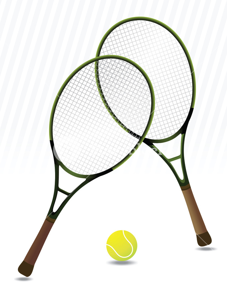 Tennis Rackets Background Royalty-Free Stock Vector SBI-300396763 ...