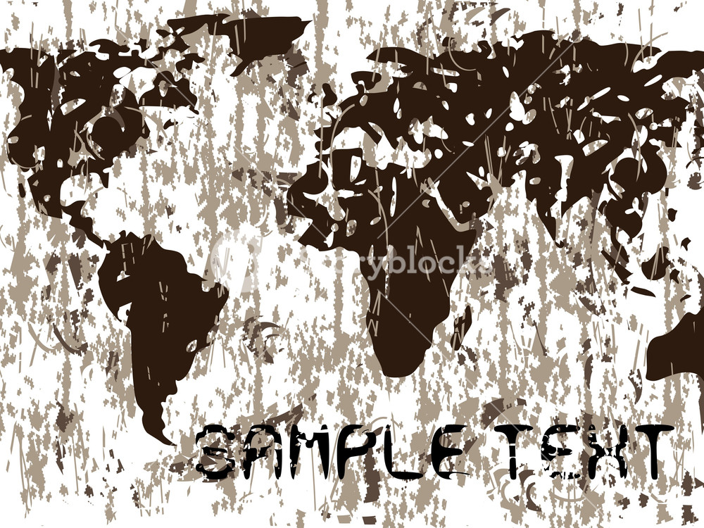 Texture With World Map Royalty-Free Stock Vector SBI-300351746 ...