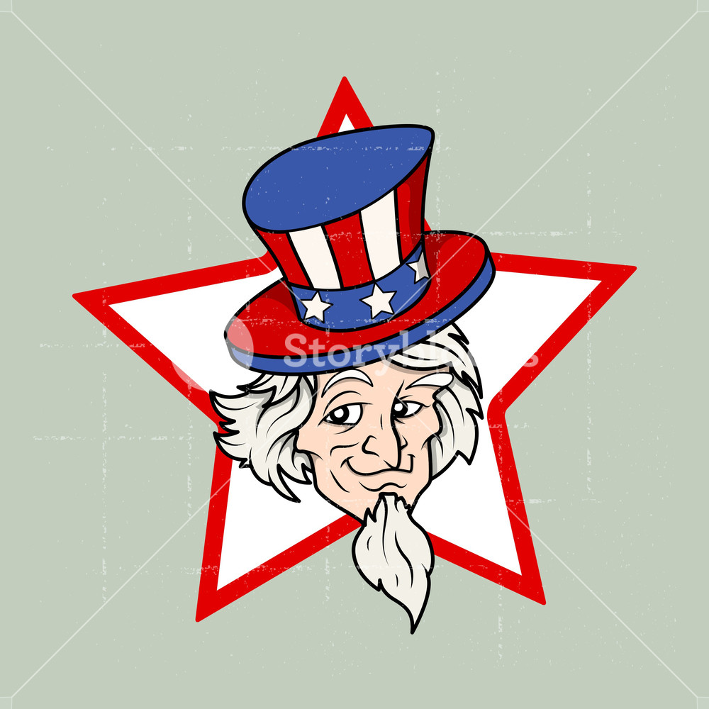 Uncle Sam 4th Of July Vector Theme Design Royalty-Free Stock Vector SBI ...