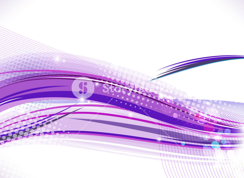Vector Abstract Background With Colorful Waves Royalty-Free Stock ...