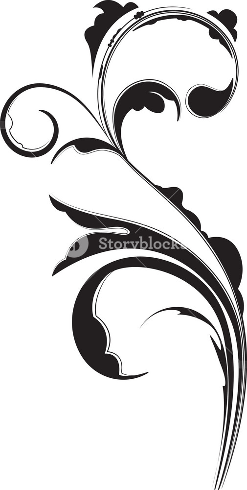 Vector Floral Curl Royalty-Free Stock Vector SBI-300122213 - Storyblocks