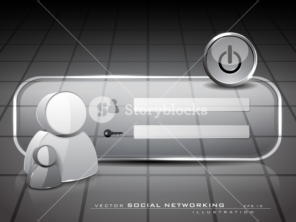 Vector Login Screen Royalty-Free Stock Vector SBI-300512149 - Storyblocks
