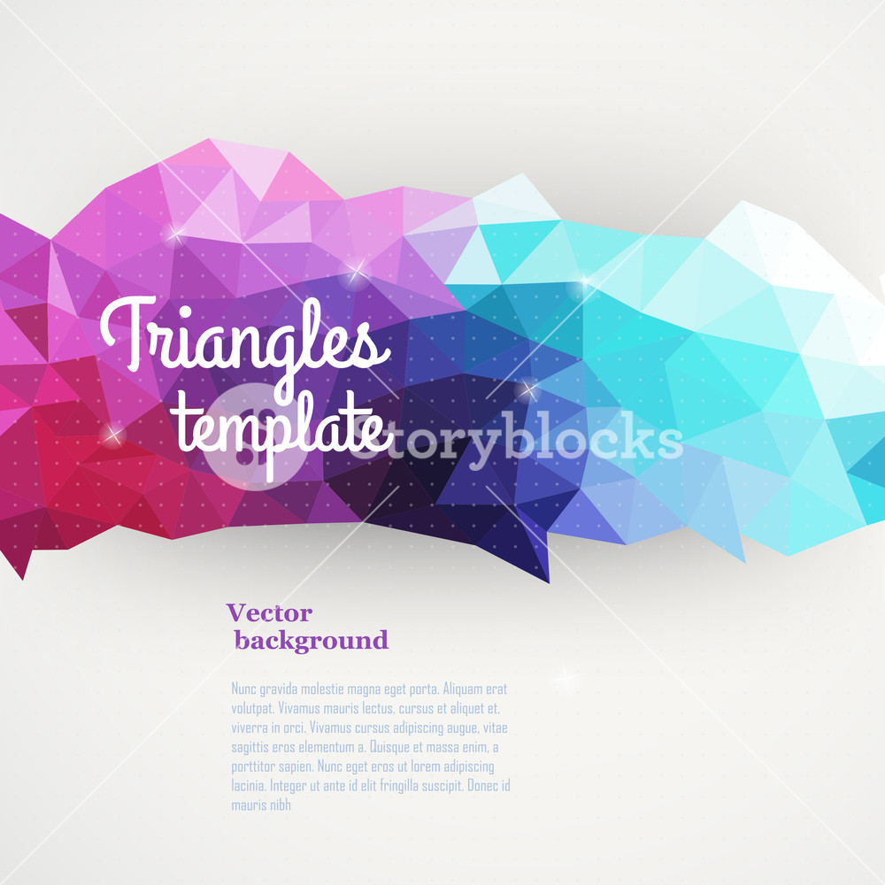 Vector Triangle Pattern Background Royalty-Free Stock Vector SBI ...
