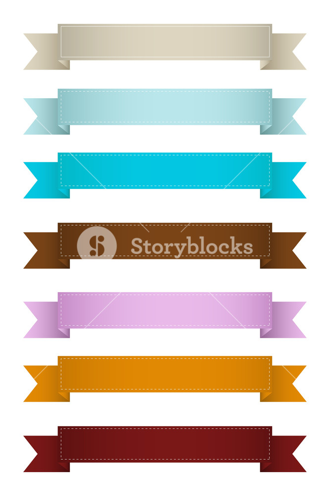 Vintage Web Ribbons Royalty-Free Stock Vector SBI-300263841 - Storyblocks