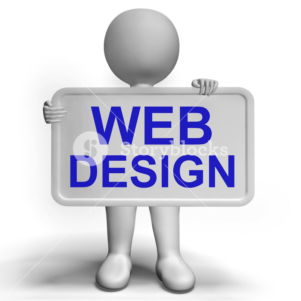 Web. Sign Web Design Sign Shows Creativity And Web Concepts Royalty-Free Stock ...