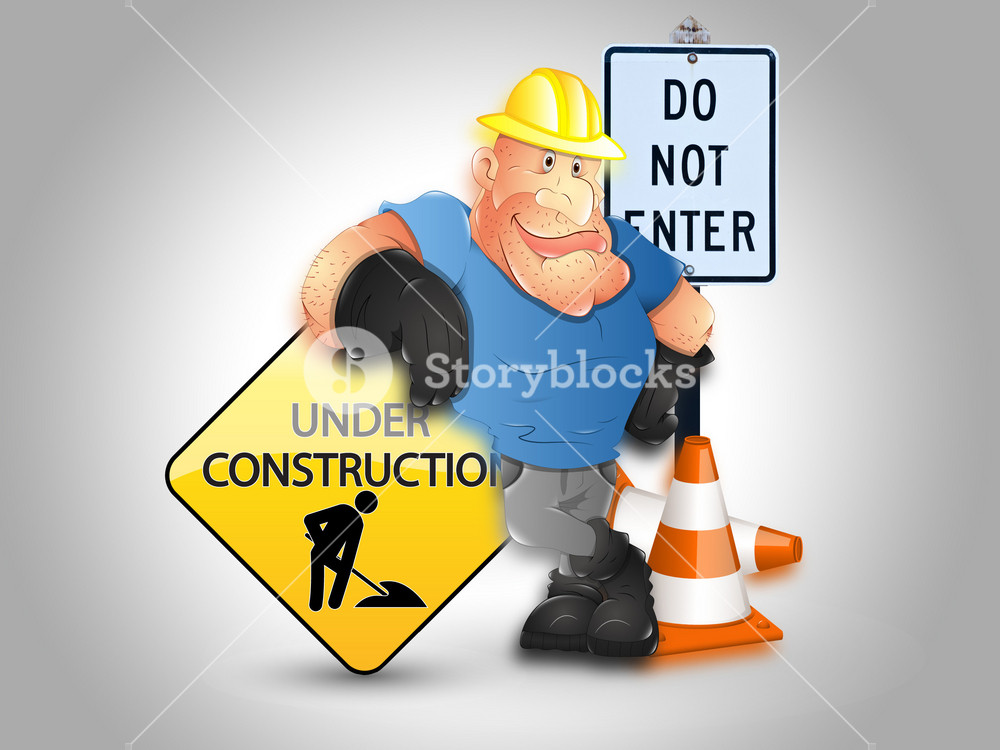 Website Under Construction Vector Background Royalty-Free Stock ...