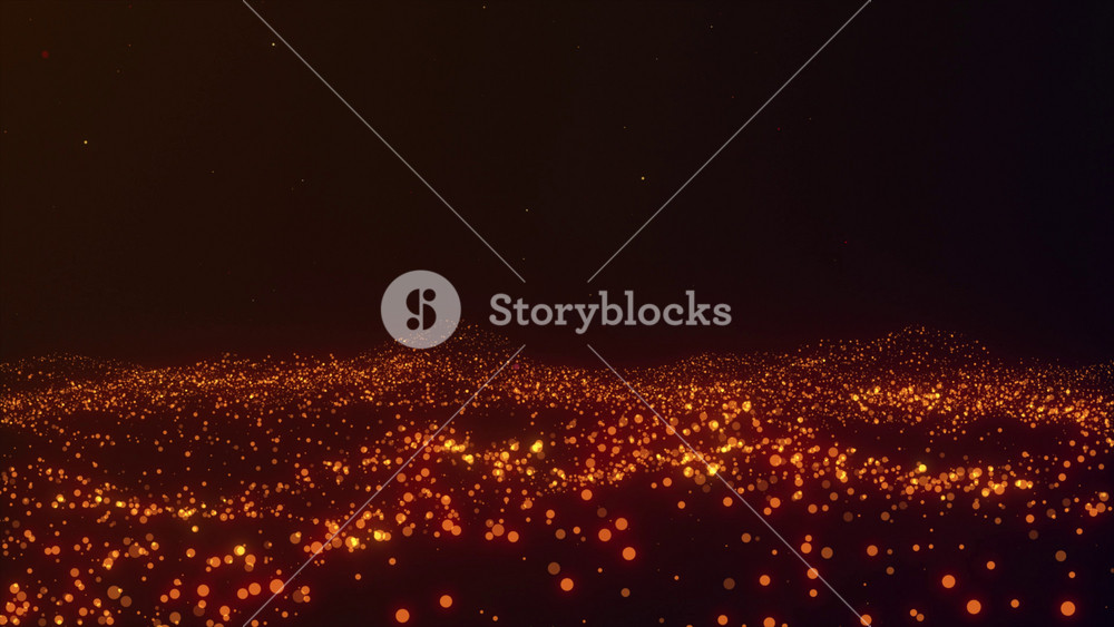 Golden Glitter Sparkling Magic light. Shining gold Dust particles Trail Crossing sparkles on black background 4K. Birthday, Anniversary, new year, event, Christmas, Festival, Diwali.