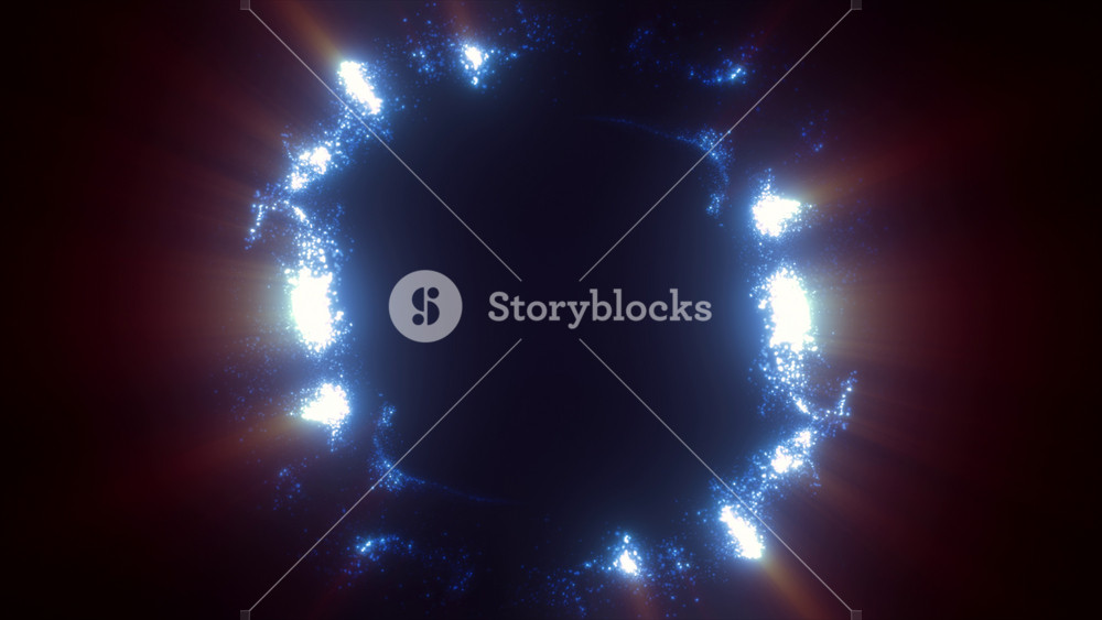 Set of moving swirling looped circles frames of blue green yellow and purple multicolored lines of energy particles. Abstract background. Video in high quality 4k, motion design